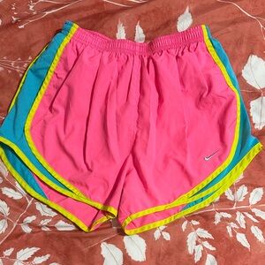 Nike Women's Vibrant Pink Athletic Shorts